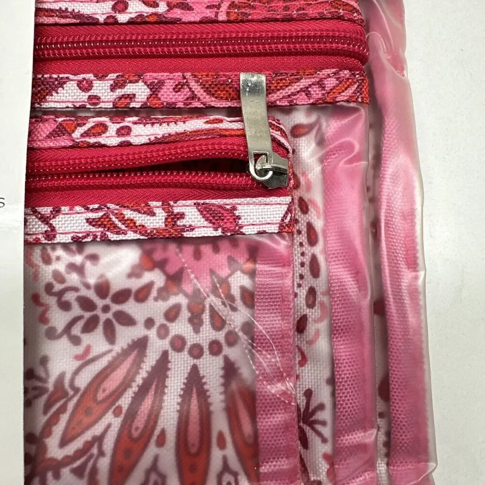 Bath & Body 3 Piece Travel Zip Pouch Bags W/ Jewelry Case Stocking Stuffer Gift